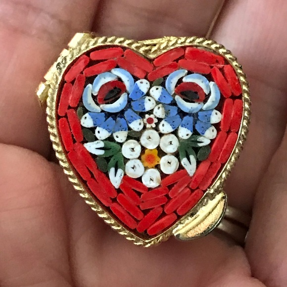 ❤️SOLD❤️Italian Mosaic Heart Mini - Picture 2 of 8